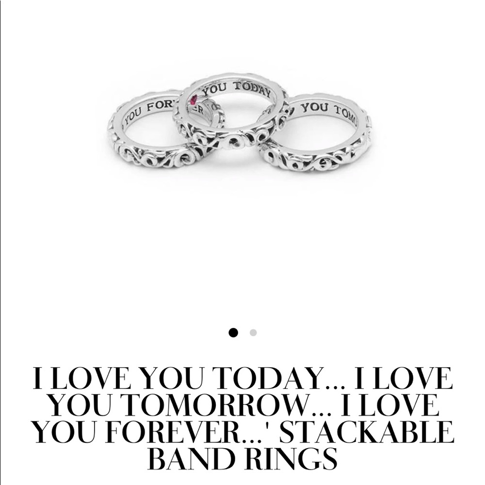 Charles Krypell Stackable Rings Size 3 - image 6